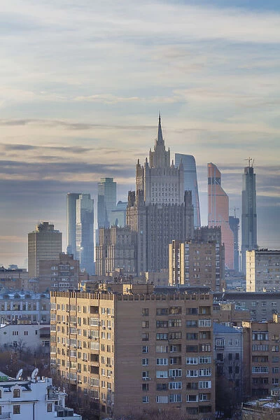 Cityscape, Ministry of Foreign Affairs, Moscow, Russia