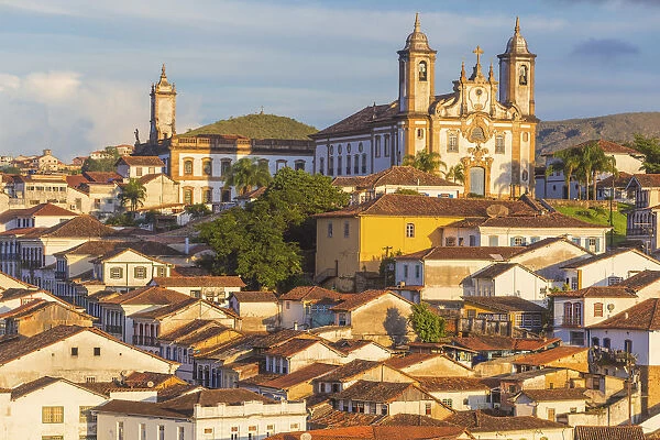 Cityscape, old town, Ouro Preto, Minas Gerais state, Brazil