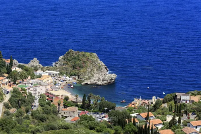 Framed Print : Cityscape of Taormina, Sicily, Italy Framed Print : Cityscape of Taormina, Sicily, Italy