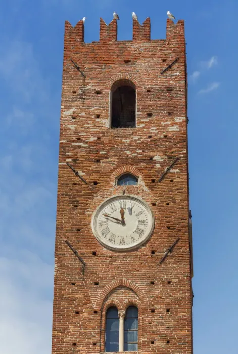 Framed Print : Civic tower, Noli, Province of Savona, Liguria, Italy