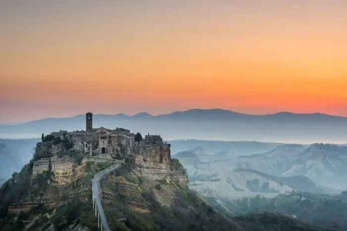 Framed Print : Civita of Bagnoregio at sunrise Europe, Italy, Lazio region, Viterbo district Framed Print : Civita of Bagnoregio at sunrise Europe, Italy, Lazio region, Viterbo district
