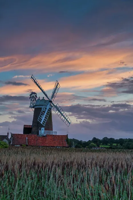 Framed Print : Cley Mill at Sunset, Cley, Norfolk, England Framed Print : Cley Mill at Sunset, Cley, Norfolk, England