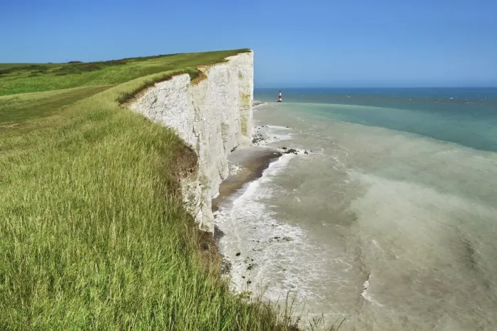 Framed Print : Cliff landscape at Beachy Head - United Kingdom, England, Sussex, Seaford, Beachy Head Framed Print : Cliff landscape at Beachy Head - United Kingdom, England, Sussex, Seaford, Beachy Head