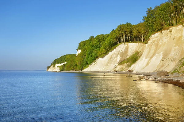 Cliff landscape at chalk coast - Germany, Mecklenburg-Vorpommern, Vorpommern-Rugen, Rugen