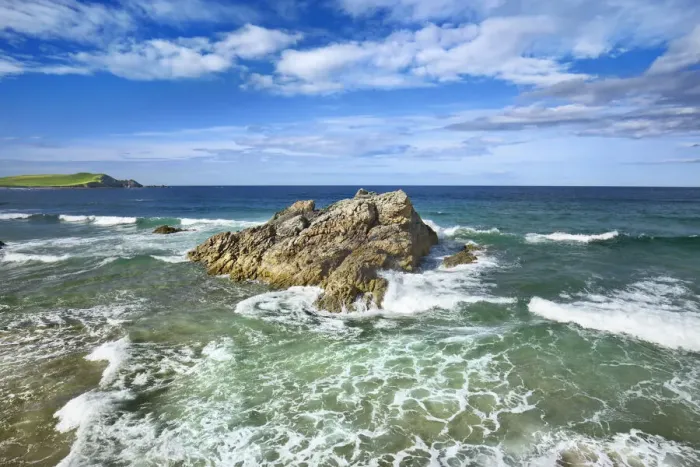 Framed Print : Cliff landscape - United Kingdom, Scotland, Sutherland, Durness, Sango Bay - Highlands Framed Print : Cliff landscape - United Kingdom, Scotland, Sutherland, Durness, Sango Bay - Highlands