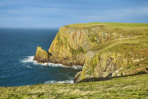 Cliff landscape - United Kingdom, Scotland, Dumfries and Galloway, Rhins of Galloway