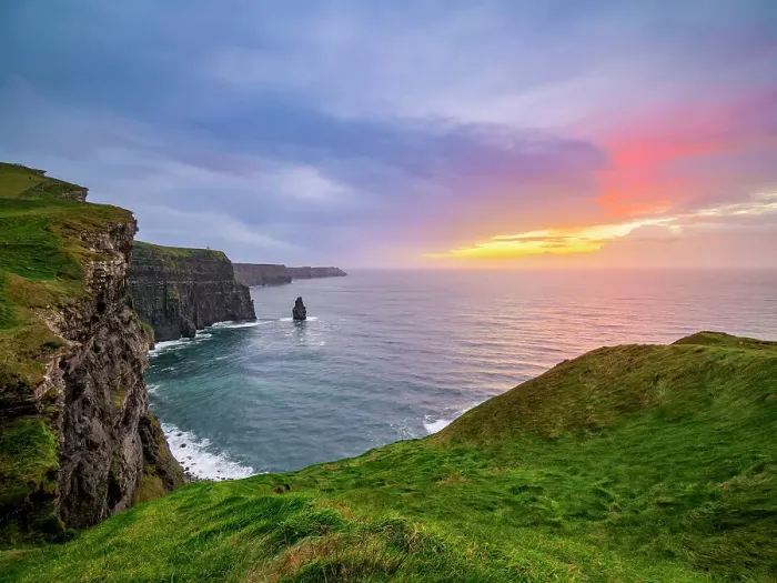 Framed Print : Cliffs of Moher at dusk, County Clare, Ireland Framed Print : Cliffs of Moher at dusk, County Clare, Ireland