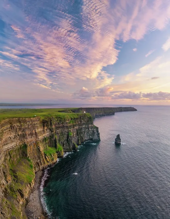 Framed Print : Cliffs of Moher at Sunset, County Clare, Ireland Framed Print : Cliffs of Moher at Sunset, County Clare, Ireland