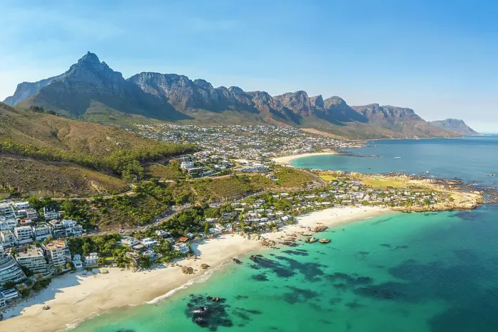 Framed Print : Clifton, Camps Bay & The Twelve Apostles, Cape Town, Western Cape, South Africa Framed Print : Clifton, Camps Bay & The Twelve Apostles, Cape Town, Western Cape, South Africa