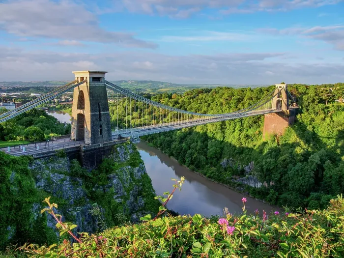Framed Print : Clifton Suspension Bridge at sunrise, Bristol, England, United Kingdom Framed Print : Clifton Suspension Bridge at sunrise, Bristol, England, United Kingdom