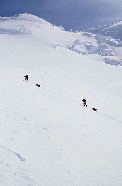 Climbers on Mount McKinley