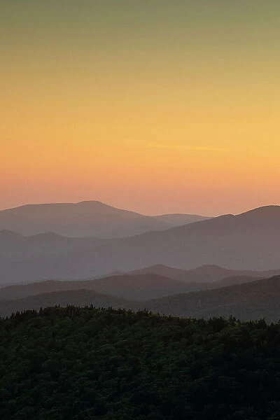 Clingmans Dome, Great Smoky Mountains National Park, North Carolina, USA