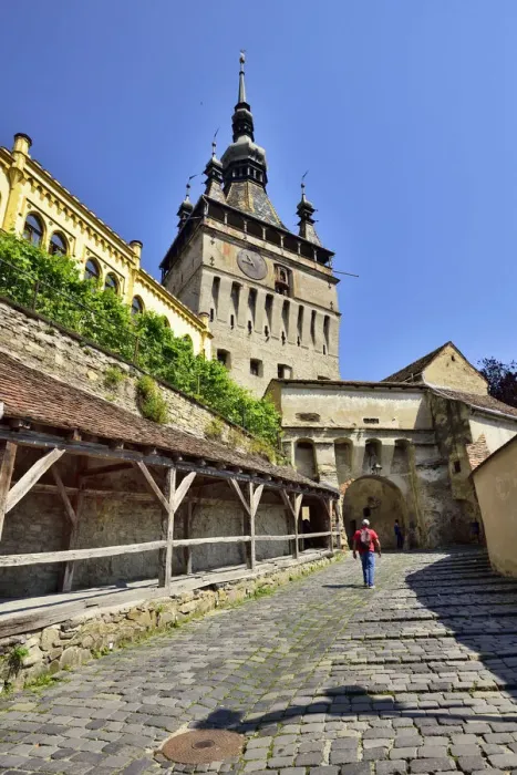 Framed Print : The Clock Tower, dating back to the 14th century, defends the main gate to the citadel Framed Print : The Clock Tower, dating back to the 14th century, defends the main gate to the citadel