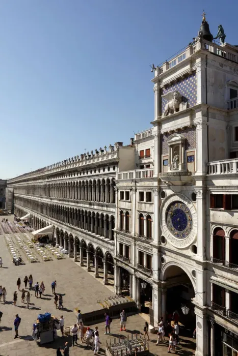 Framed Print : Clock Tower and Procuratie Vecchie, St. Marks Square, Venice, Veneto, Italy, Europe Framed Print : Clock Tower and Procuratie Vecchie, St. Marks Square, Venice, Veneto, Italy, Europe