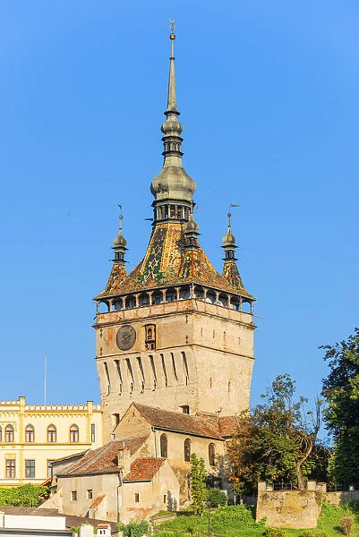 The Clock Tower, Unesco World Heritage Site, Sighisoara, Transylvania, Romania