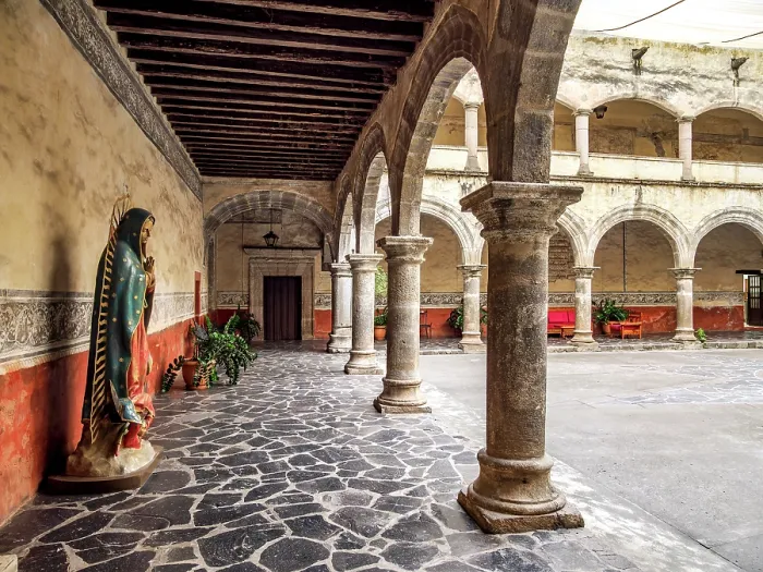 Framed Print : Cloister at the Assumption of Mary Monastery, Cuernavaca, Morelos State, Mexico Framed Print : Cloister at the Assumption of Mary Monastery, Cuernavaca, Morelos State, Mexico