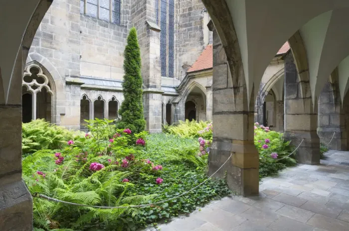 Framed Print : Cloister of Cathedral, Meissen, Saxony, Germany