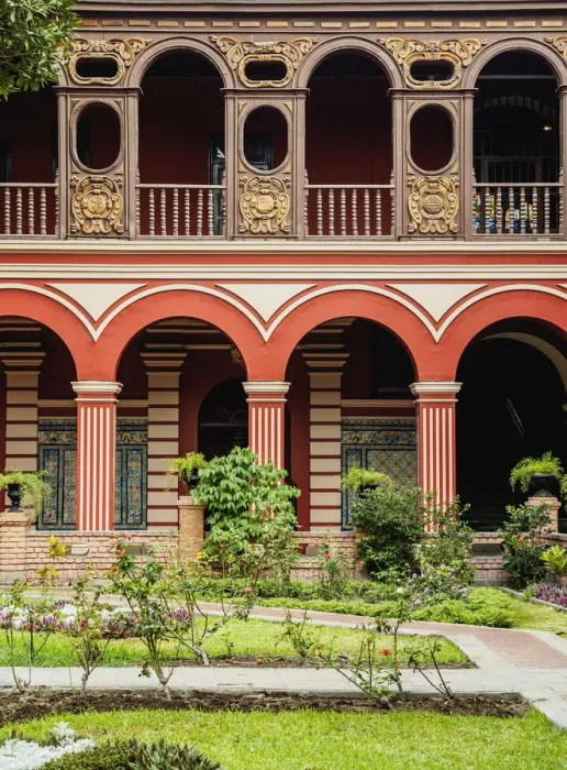 Framed Print : Cloister in Convent of Santo Domingo, Lima, Peru