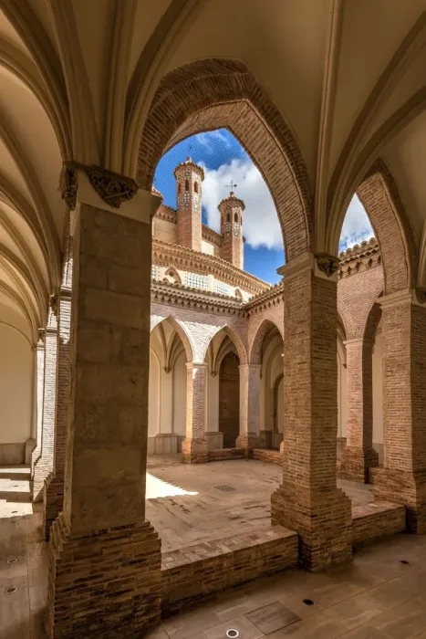 Framed Print : Cloister of Iglesia de San Pedro church, Teruel, Aragon, Spain Framed Print : Cloister of Iglesia de San Pedro church, Teruel, Aragon, Spain