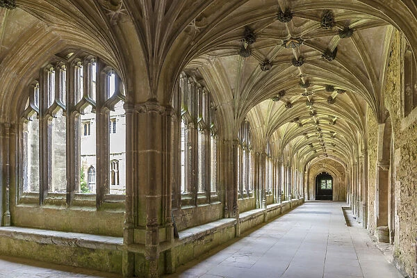 Cloister of Lacock Abbey, Wiltshire, England