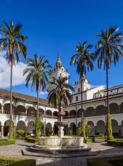 Framed Print : Cloister of Saint Francis Monastery, Quito, Pichincha Province, Ecuador Framed Print : Cloister of Saint Francis Monastery, Quito, Pichincha Province, Ecuador