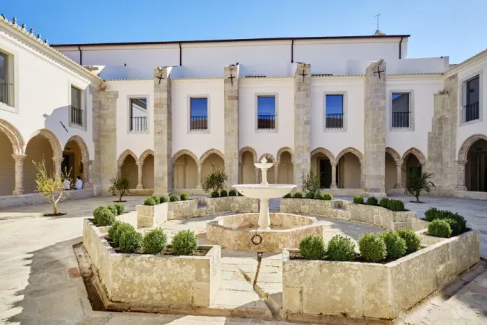 Framed Print : Cloisters of the 15th century Convento de Jesus (Jesus Convent Framed Print : Cloisters of the 15th century Convento de Jesus (Jesus Convent