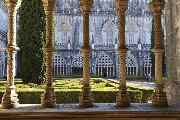 Cloisters of the Batalha monastery, a UNESCO World Heritage Site. Portugal