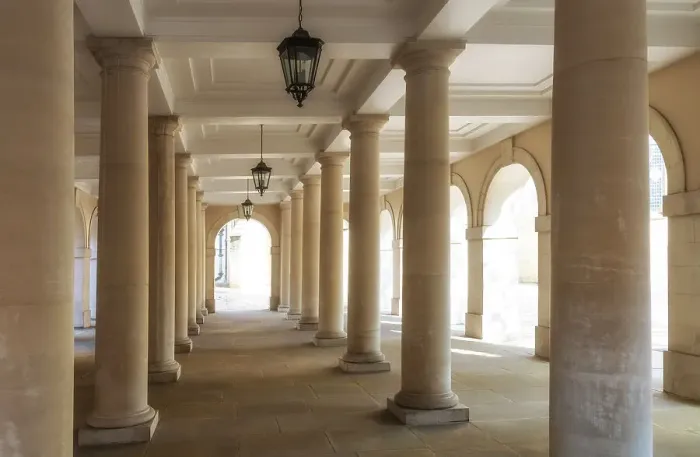 Framed Print : Cloisters in the Inner Temple, London, England