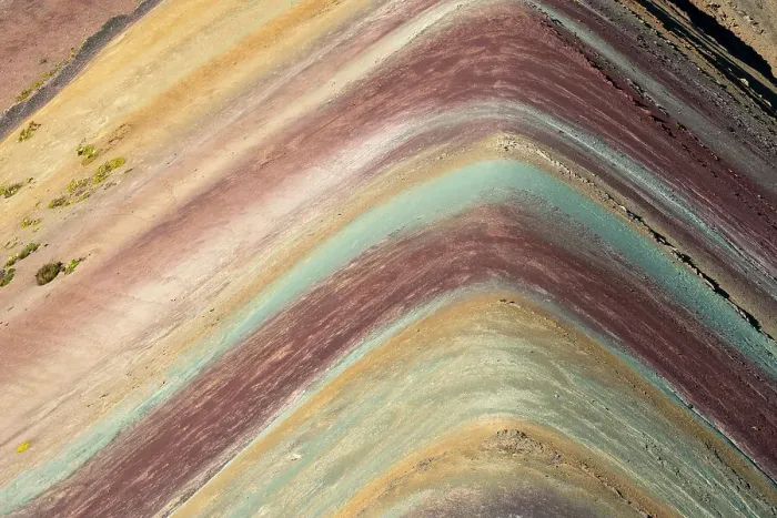 Framed Print : Close up of Rainbow Mountain, Pitumarca District, Cusco Region, Peru Framed Print : Close up of Rainbow Mountain, Pitumarca District, Cusco Region, Peru