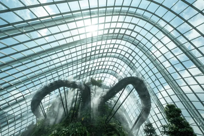 Framed Print : Cloud Forest, Gardens by the Bay, Singapore Framed Print : Cloud Forest, Gardens by the Bay, Singapore
