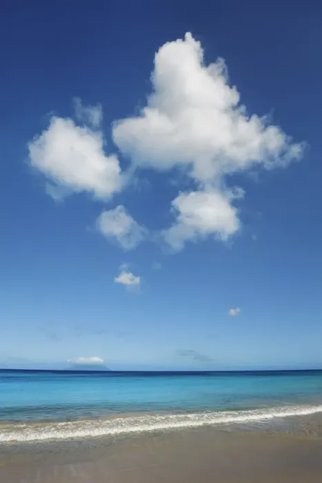 Framed Print : Cloud impression at ocean - Seychelles, Mahe, Baie Beau Vallon - Indian Ocean Framed Print : Cloud impression at ocean - Seychelles, Mahe, Baie Beau Vallon - Indian Ocean