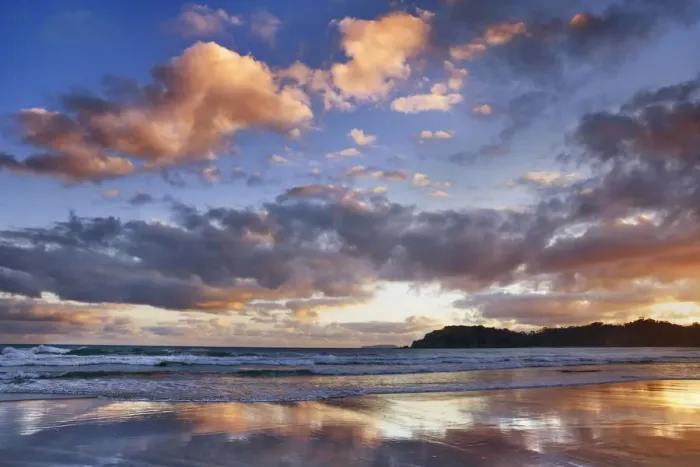 Framed Print : Cloud impression at sea - New Zealand, North Island, Northland, Whangarei, Matapouri Framed Print : Cloud impression at sea - New Zealand, North Island, Northland, Whangarei, Matapouri