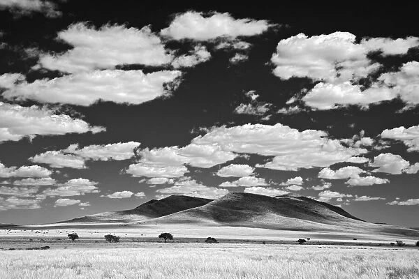 Clouds over Desert Plains Tirasberge, Namibia