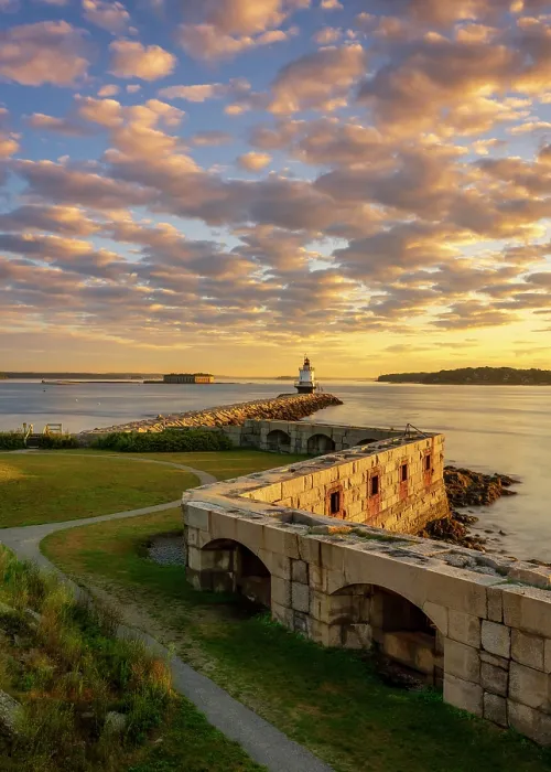Framed Print : Clouds over Spring Point Ledge Lighthouse, South Portland, Maine, USA Framed Print : Clouds over Spring Point Ledge Lighthouse, South Portland, Maine, USA