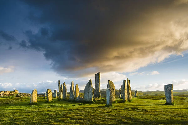 Cloudscape Over Callanish Standing Stones, Isle of Lewis, Outer Hebrides, Scotland