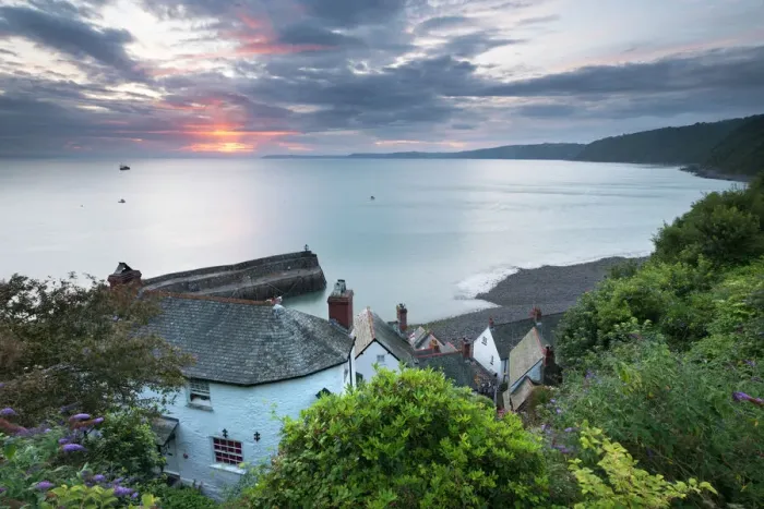 Framed Print : Clovelly at dawn, North Devon, England Framed Print : Clovelly at dawn, North Devon, England