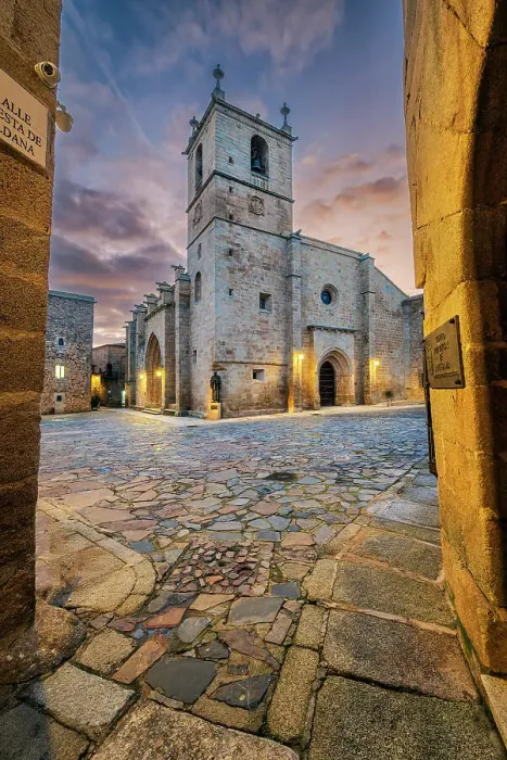 Framed Print : Co-Cathedral, Caceres, Extremadura, Spain Framed Print : Co-Cathedral, Caceres, Extremadura, Spain