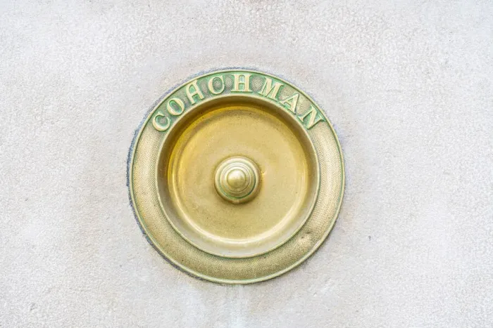 Framed Print : Coachman call bell, St James s, London, England, UK Framed Print : Coachman call bell, St James s, London, England, UK