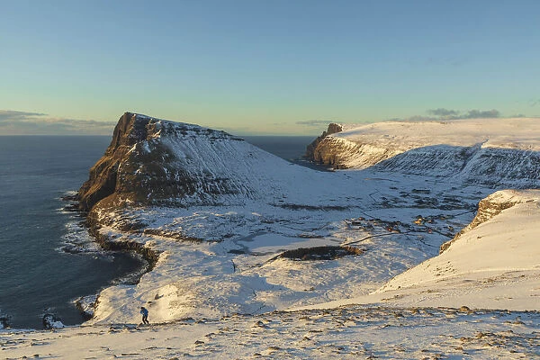 The coast close to the village of Hvalba. Suðuroy, Faroe Islands