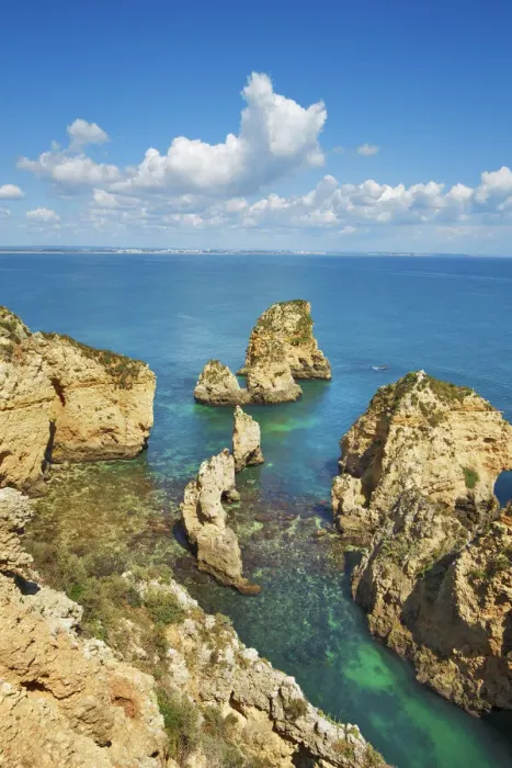 Framed Print : Coast impression near Ponta da Piedade - Portugal, Algarve, Lagos, Ponta da Piedade
