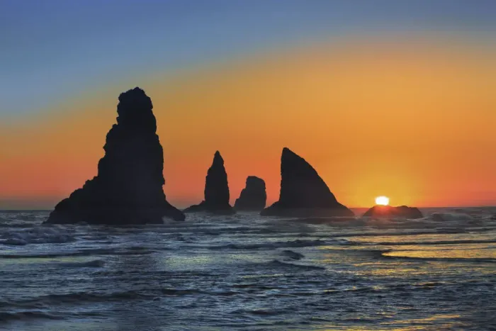 Framed Print : Coast landscape with bizarre rocks - USA, Oregon, Curry, Samuel H Framed Print : Coast landscape with bizarre rocks - USA, Oregon, Curry, Samuel H