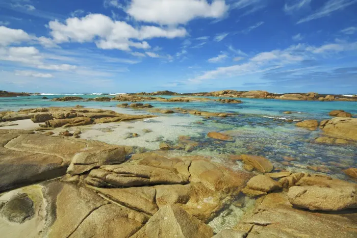 Framed Print : Coast landscape near Elephant Rocks - Australia, Western Australia, Southwest Framed Print : Coast landscape near Elephant Rocks - Australia, Western Australia, Southwest