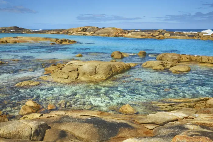 Framed Print : Coast landscape near Elephant Rocks - Australia, Western Australia, Southwest Framed Print : Coast landscape near Elephant Rocks - Australia, Western Australia, Southwest