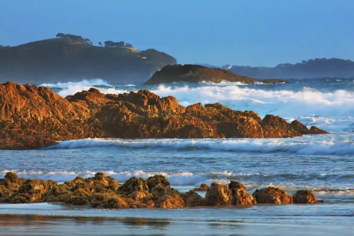 Framed Print : Coast landscape - New Zealand, North Island, Northland, Whangarei, Whangarei Heads Framed Print : Coast landscape - New Zealand, North Island, Northland, Whangarei, Whangarei Heads