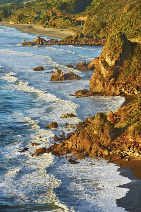 Framed Print : Coast landscape - New Zealand, South Island, West Coast, Buller, Paparoa National Park Framed Print : Coast landscape - New Zealand, South Island, West Coast, Buller, Paparoa National Park
