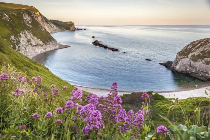 Framed Print : Coast at Lulworth Cove, Dorset, England