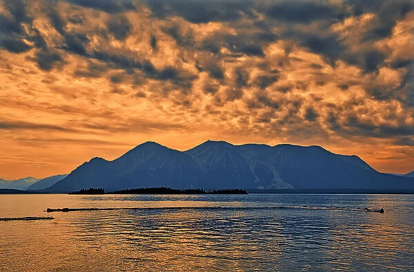 Coast Mountains and Atlin Lake Atlin, British Columbia, Canada
