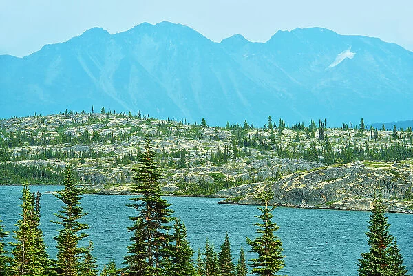 Coast Mountains. South Klondike Highway Chilkoot Pass, British Columbia, Canada