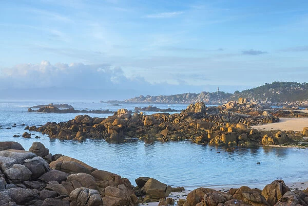Coast near San Vincente do Grove, Pontevedra, Galicia, Spain