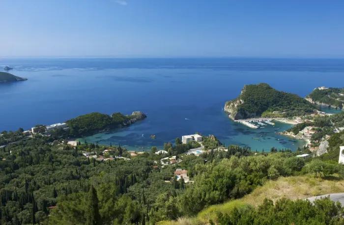 Framed Print : Coast of Paleokastritsa, Corfu, Ionian Islands, Greece